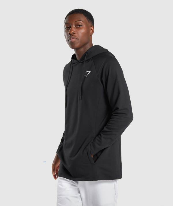 Panske Mikiny S Kapucňou Gymshark Critical Čierne | MH3956420